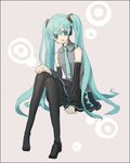  apupu detached_sleeves hatsune_miku long_hair skirt solo thighhighs twintails very_long_hair vocaloid 