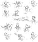  :&lt; akemi_homura ammunition_belt anger_vein at4 bazooka braid bullet_hole casing_ejection chibi dual_wielding firing glasses golf_club greyscale gun hair_ribbon hairband handgun highres holding jon_henry_nam kaname_madoka kyubey left-handed long_hair m-388_davy_crockett m249 machine_gun magical_girl mahou_shoujo_madoka_magica monochrome multiple_girls muzzle_flash racking_slide radiation_symbol ribbon rifle rocket_launcher school_uniform shell_casing shield shotgun sketch smoke smoking_gun sniper_rifle translated twin_braids weapon 