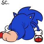  abstract_background balls blue blue_balls blue_body blue_hair blue_penis cockmonster cool_colors flaccid for_a_head glans hair hedgehog humanoid_penis male male? mammal penis penis_creature plain_background saltcore sega shoes simple_background solo sonic_(series) sonic_the_hedgehog what what_has_science_done white_background 