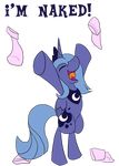  alicorn cool_colors english_text equine female friendship_is_magic hasbro horn horse mammal my_little_pony pegacorn plain_background princess_luna_(mlp) sc0t1n4t0r socks solo text transparent_background winged_unicorn wings 