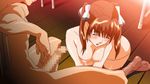  all_fours animated animated_gif blush breasts censored erection erogos gif kneeling konno_suzuka love_fetish maki_daikichi nipples nude sai_tamako thighhighs twintails 