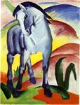  absurd_res blue blue_body blue_horse_#1 equine expressionism franz_marc hi_res hills horse mammal marc plants proper_art solo 