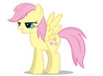  female feral fluttershy_(mlp) friendship_is_magic hasbro horse mammal my_little_pony pegasus plain_background smile solo unknown_artist white_background wings 