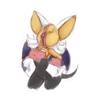  anthro female mel_the_hybrid pussy pussy_face rouge_the_bat sega solo sonic_(series) 