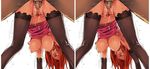  blue_eyes breasts mosha pussy red_hair stereogram tits uncensored vaginal 