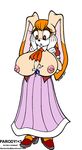  animal_ears artie big_breasts breasts female lagomorph male mammal milf mother nipples parent plain_background rabbit sega size_difference sonic_(series) vanilla_the_rabbit vkyrie white_background 