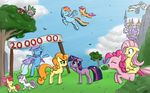  applebloom_(mlp) banner banner_fail blonde_hair blue_body blue_hair bow canterlot cape carrot_top_(mlp) cloud clouds cub cutie_mark cutie_mark_crusaders_(mlp) cyan_body derpy_hooves_(mlp) dragon equestria_daily equine eyewear female feral fluttershy_(mlp) flying friendship_is_magic fur glasses green_eyes green_spikes grey_body hair hasbro horn horse leaves long_hair male mammal multi-colored_hair my_little_pony orange_hair pegasus pink_body pink_fur pink_hair pinkie_pie_(mlp) pointing pony pony_back_rides purple_body purple_eyes purple_hair purple_scales rainbow_dash_(mlp) rainbow_hair red_hair scalie scootaloo_(mlp) short_hair speccysy spike_(mlp) sweetie_belle_(mlp) the_great_and_powerful tree trixie_(mlp) twilight_sparkle_(mlp) two_tone_hair unicorn white_body white_hair windy wings wood yellow_body young 