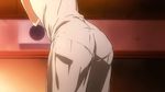  1girl animated animated_gif ass ass_shake chie_rumiko dress from_behind gif higurashi_no_naku_koro_ni pantylines white_dress 