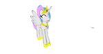  alicorn creepy crown equine female feral friendship_is_magic hasbro horn mammal molestia my_little_pony pegacorn princess_celestia_(mlp) smile solo winged_unicorn wings 