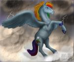  cloud clouds cool_colors equine feral foxia friendship_is_magic hasbro horse mammal my_little_pony pegasus pony rainbow_dash rainbow_dash_(mlp) realistic solo storm wings 