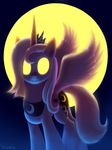  alicorn crown equine female friendship_is_magic glowing_eyes hasbro horn horse mogasaki moon my_little_pony pony princess_luna_(mlp) wings 