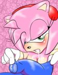  amy_rose balls blue blue_balls blue_penis blush breasts cum cum_in_mouth cum_inside female first_person_view green_eyes hair hedgehog looking_at_viewer male mammal open_mouth penis pink pink_background pink_body pink_hair plain_background pov sega sonic_(series) sonic_the_hedgehog straight uncut unknown_artist warm_colors 