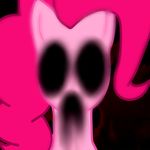  female friendship_is_magic fur hasbro horse mammal my_little_pony nightmare_fuel pink_fur pinkie_pie_(mlp) pony solo unknown_artist 