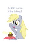  derpy_hooves_(mlp) equine female food friendship_is_magic hasbro horse king mammal merejump muffin my_little_pony pegasus plain_background pony royalty solo transparent_background wings 