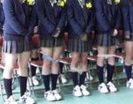  5girls lowres multiple_girls panties photo school_girls school_uniform underwear 
