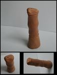  brown clay dong equine horse horsecock male mammal member mp paper penis photo real sculpted sculpture 