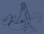  breasts canine cool_colors cowgirl_position feline female fennec fox knot leopard male mammal monochrome nipples on_top paxredemption paxredemption_(artist) sex shadeaoiyuki shadeaoiyuki_(character) sketch snow_leopard straddling straight suranei_(character) 