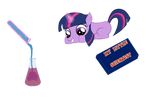  equine female friendship_is_magic hasbro horn horse my_little_pony plain_background pony science solo twilight_sparkle_(mlp) unicorn 