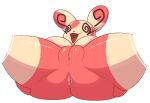 anus bear big_breasts breasts butt female generation_3_pokemon genitals lying mammal nintendo nude open_mouth pokemon pokemon_(species) presenting presenting_anus presenting_hindquarters presenting_pussy pussy r-mk smile solo spinda spread_butt spread_legs spreading thick_thighs wide_hips