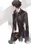  belt brown_hair dress_shirt facing_away jacket looking_away male_focus mian_lang necktie sherlock_(bbc) sherlock_holmes sherlock_holmes_(sherlock) shirt solo the_adventures_of_sherlock_holmes 