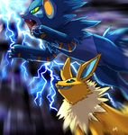  canine cat eeveelution feline fox jolteon lightning luxray mammal nintendo pok&#233;mon pok&eacute;mon vengefulspirits video_games 