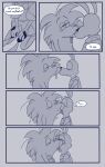 2023 8-bit-britt anthro beaver blush blush_lines buckteeth clothing comic dialogue digital_media_(artwork) duo english_text eyes_closed hair half-closed_eyes hand_holding hi_res kissing kneeling long_ears looking_at_another love macropod male male/male mammal marsupial monochrome narrowed_eyes nickelodeon norbert_beaver rocko&#039;s_modern_life rocko_rama rodent shirt side_view speech_bubble surprise surprised_expression teeth text the_angry_beavers three-quarter_view topwear wallaby