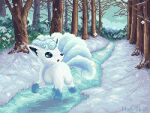 4:3 alolan_form alolan_vulpix ambiguous_gender animated cc-by-nc creative_commons digital_media_(artwork) feral mich-spich multi_tail nintendo pixel_(artwork) pixel_animation plant pokemon pokemon_(species) quadruped regional_form_(pokemon) snow snowing solo tail tree