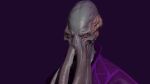 2024 3d_(artwork) ambiguous_gender anthro cephalopod clothed clothing digital_media_(artwork) dungeons_and_dragons face_tentacles hasbro hi_res humanoid looking_at_viewer mammal marine mind_flayer mollusk orange_eyes purple_background purple_body purple_clothing sam_(sam_ayou) sam_ayou simple_background solo tentacles wizards_of_the_coast