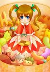  :&lt; biscuit_krueger candy cookie cookies female food hunter_x_hunter jelly_bean jellybeans solo twintails 