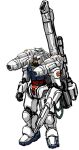  artist_request buster_gundam energy_gun gundam gundam_seed mecha mobile_suit no_humans redesign robot science_fiction sketch v-fin weapon 