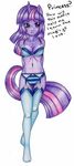  anthro anthrofied bikini_cut blush bra breasts cleavage clothed clothing cool_colors demi_cup equine female friendship_is_magic garter_belt garter_straps hair hasbro horn humanesque_face legwear lingerie long_hair mammal multi-colored_hair my_little_pony panties pink_hair purple_body purple_eyes purple_hair short_hair skimpy solo stockings suspenders traditional_media twilight_sparkle_(mlp) underwear unicorn 
