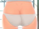  ass ass_focus butt_crack close-up dimples_of_venus from_behind gertrud_barkhorn panties samuneturi solo strike_witches sweat underwear white_panties world_witches_series 