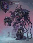 absurd_res ambiguous_gender anthro banner blue_fire bone cable cables chain chained chaos_daemon chaos_knight_(warhammer_40000) chaos_titan_(warhammer_40000) colored_fire corruption crab_claw daemon_engine daemon_of_slaanesh demon demon_rabbit doom_siren_(weapon) duo evil_grin eyes_on_legs fangs female fire fur glowing glowing_eyes golden_statue hair hi_res horn humanoid hybrid keeper_of_secrets lagomorph leporid long_hair long_tongue machine male mammal model_sheet notramilopak pink_background pink_fire rabbit railgun ranged_weapon robot shield simple_background skull skull_head slaanesh_mark slaaneshi_symbol smile suffering teeth tentacles titan_(warhammer_40000) tongue torture torture_device vonnir_clawthrone_(kell_vonnir) warhammer_(franchise) warhammer_40000 weapon wire