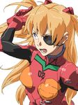  :o baariya bangs blonde_hair blue_eyes bodysuit bracer breasts drawr evangelion:_3.0_you_can_(not)_redo eyepatch floating_hair from_above from_side gloves hair_flip hand_up headgear long_hair looking_to_the_side medium_breasts neon_genesis_evangelion number one_eye_covered open_mouth parted_bangs plugsuit rebuild_of_evangelion red_bodysuit shikinami_asuka_langley solo souryuu_asuka_langley tape turtleneck two_side_up upper_body 
