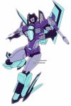  1girl colored_skin grey_skin highres humanoid_robot kevin_raganit mechanical_wings panties purple_lips purple_panties red_eyes robot robot_girl simple_background slipstream_(transformers) solo thighs transformers underwear white_background wings 