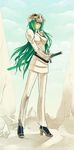 bleach green_hair high_heels long_hair neliel_tu_oderschvank sword 