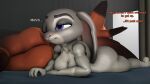 16:9 3d_(artwork) anthro anus barefoot bed big_breasts big_butt breasts butt canid canine curvy_figure daemont92 digital_media_(artwork) disney duo feet female fox furniture hi_res judy_hopps lagomorph leporid male male/female mammal nick_wilde nude rabbit short_stack sleeping sleeping_together source_filmmaker thick_thighs voluptuous waking_up wide_hips widescreen zootopia