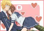  1girl alternate_costume ayatsuji_mia bad_id bad_pixiv_id dress flynn_scifo glasses rita_mordio sailor_dress school_uniform tales_of_(series) tales_of_vesperia 