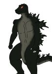 anthro fan_character godzilla godzilla_(series) hi_res kaiju lizard male red_eyes reptile sammy_009 scalie solo tail thick_thighs toho