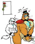 abs anal anal_penetration anthro bear being_watched biceps blush bodily_fluids butt canid canine canis clothing crocodile crocodilian crocodylid cum domestic_dog duo ear_piercing erection fan_character five_nights_at_freddy&#039;s five_nights_at_freddy&#039;s:_security_breach fur genital_fluids genitals glamrock_freddy hat headgear headwear heart_symbol hi_res hubbabubbaah humanoid humanoid_genitalia humanoid_penis looking_at_another looking_pleasured male male/male male_penetrated male_penetrating male_penetrating_male mammal montgomery_gator muscular muscular_anthro muscular_male nude open_mouth pecs penetration penile penis piercing reptile scalie scottgames sex size_difference small_dom_big_sub standing_in_doorway steel_wool_studios submissive submissive_male surprise teeth text ursine vein veiny_penis