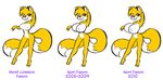  big_breasts blue_eyes breast_expansion breasts canine crossgender female fox huge_breasts mammal melissa_&quot;tailsko&quot;_prower-henegan multiple_tails nipples norithics plain_background rule_63 sega solo sonic_(series) sonic_team tails white_background 