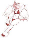 absol absurd_res anthro ayannzer bikini clothing female generation_3_pokemon hi_res mega_evolution nintendo pokemon pokemon_(species) shiny_pokemon solo swimwear wings