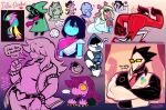  2021 3_toes absurd_res ambiguous_gender ambiguous_human annoying_dog_(undertale) anthro armband artist_name asking asking_another avian barazoku barefoot beak belt berdly biped bird black_hair black_heart blonde_hair blue_blush blue_body blue_skin blue_tongue blush blush_lines bovid bracelet breasts canid canine canis capelet caprine character_name clothed clothed_ambiguous clothed_anthro clothed_female clothed_human clothed_humanoid clothed_male clothing colored colored_sketch crossed_arms dated deer deltarune digital_creature digital_drawing_(artwork) digital_media_(artwork) domestic_dog dress ellipsis english_text eyebrow_through_hair eyebrows eyewear feet female female_anthro female_feral feral flexing flirting freckled_face freckles glasses glowing glowing_nose goat green_eyewear green_glasses group hair hair_over_eyes heart_buckle heart_symbol hi_res human humanoid interjection jacket jewelry kris_(deltarune) lancer_(deltarune) lidded_eyes living_puppet male male_anthro male_feral male_humanoid mammal monster muscular muscular_male new_world_deer noelle_holiday non-mammal_breasts open_clothing open_jacket open_topwear partially_colored plantigrade plugged_in purple_body purple_hair purple_heart purple_scales ralsei red_clothing red_eyes red_heart red_nose red_suit reindeer reptile round_glasses scales scalie scut_tail short_tail signature sketch sketch_page spades_(suit) spamton_g._spamton speech_bubble spiked_armband spiked_bracelet spikes spoken_ellipsis standing suit suit_symbol susie_(deltarune) swatch_(deltarune) swatchling tail teeth tem temmie_(undertale) temmie_chang_(character) text toes tongue topwear toxicsoul77 translucent translucent_hair undertale undertale_(series) werewire white_clothing white_dress wide_eyed yellow_lens 
