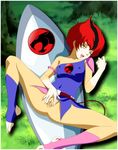  anus breasts feline female hair legwear mammal masturbation nipples outside pussy red_hair solo spreading thundercats toeless_socks unknown_artist wilykit 