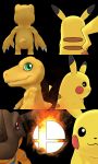  3d agumon creatures_(company) crossover digimon game_freak gen_1_pokemon nintendo pikachu pokemon super_smash_bros. 