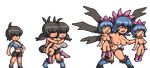  bikini breasts clothed clothing deino female hydreigon mechafetus mechafetus_(artist) nintendo paul_robertson pok&#233;mon pok&#233;morph pokemon skimpy sprite swimsuit video_games zweilous 