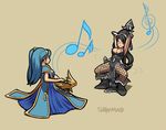  league_of_legends nidalee sleepymaid sona tagme 