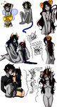  aradia_megido eridan_ampora feferi_peixes homestuck jade_harley karkat_vantas ms_paint_adventures nepeta_leijon sollux_captor vriska_serket 