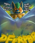 anthro anus arthropod bedding bee blanket blue_anus butt_sniffing canid canine canis casey_(dmb) duo dutch_oven fart fart_fetish fart_sniffing farting_on_another farting_on_face gassy green_hair gynomorph hair hectar_(soomir) hi_res huge_fart hybrid hymenopteran insect intersex male male/male mammal mephitid nose_to_anus nude open_mouth skunk smelly sniffing soomir under_blanket wolf