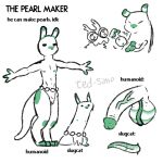 2_toes 3_fingers ambiguous_gender animal_genitalia anthro artist_name ball_markings balls butt butt_markings digital_drawing_(artwork) digital_media_(artwork) ear_markings english_text eyes_closed facial_markings feet feral fingerless_(marking) fingers fur gem genital_markings genital_slit genitals glistening glistening_eyes green_markings green_nipples head_markings humanoid_genitalia humanoid_penis knee_markings male markings mask model_sheet multiple_images nipple_markings nipples pearl_(gem) penis penis_markings rain_world scavenger_(rain_world) simple_background slugcat slugcat_humanoid tapering_penis ted-simp text the_pearl_maker_(ted-simp) toe_markings toes vein veiny_penis videocult white_background